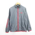  Under Armor UNDER ARMOUR MTR8251 UA Cross жакет длинный рукав Zip выше Logo общий рисунок LG серый спорт одежда *EKM мужской 