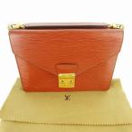 ルイヴィトン LOUIS VUITTON M52323 ビファス ハンドバッグ セカンドバッグ クラッチ エピ ケニアブラウン 茶 レザー ゴールド金具 鞄 レデ