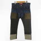 ジュンヤワタナベマン JUNYA WATANABE MAN コムデギャルソン リーバイス Levi’s 505 デニムパンツ クロップドパンツ ダブルニー WD-P219 A