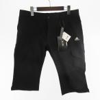  не использовался товар Adidas adidas GOLF Golf укороченные брюки шорты Logo вышивка чёрный черный O низ мужской 