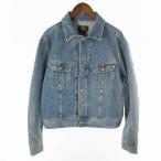 ショッピングラルフローレン ダブルアールエル RRL ラルフローレン RALPH LAUREN USA製 90’S デニムジャケット Gジャン トラッカー 三ツ星タグ L インディゴ ブルー ヴ