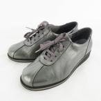 GINZA yoshinoya Гиндза yo инструмент для проволоки ya спортивные туфли обувь low cut серый кожа 22.5cm женский 