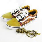 バンズ VANS MINDSEEKER マインドシーカー US9H 27.5cm Yellow Fire ファイアパターン ローカット スニーカー イエロー ブラック