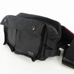  Porter PORTER Yoshida bag ILS il L-fine L штраф поясная сумка сумка "body" сумка на плечо черный красный чёрный красный сумка men 