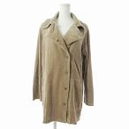  Sonia Rykiel SONIA RYKIEL велюр пальто жакет M бежевый 0327 #GY09 женский 