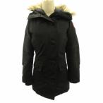 カナダグース CANADA GOOSE BRONTE PARKA ブロンテ パーカ ダウンコート コヨーテファー 黒 ブラック S 99C5019 ■GY09