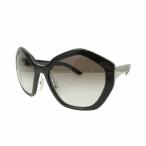 プラダ PRADA サングラス メガネ セルフレーム 度なし ロゴ刻印 黒 ブラック 55□19 0PR 08XS SPR08X 1AB-0A7 メンズ レディース