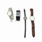 ショッピングダニエルウェリントン ダニエルウェリントン DANIEL WELLINGTON アニエスベー フルラ  時計 4点セット まとめ ラインストーン ジャンク ☆AA★