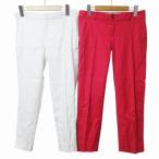  Banana Republic BANANA REPUBLIC брюки 2 шт. комплект суммировать укороченные брюки AVERY /HAMPTON PANT белый красный 2 M соответствует 4 L соответствует X женский 