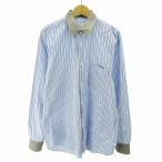 コムデギャルソンシャツ COMME des GARCONS SHIRT シャツ ストライプ 長袖 S 青 白 ブルー ホワイト /HO ●ECO メンズ
