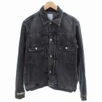 ロンハーマン Ron Herman 2nd前期 デニムジャケット Gジャン ダメージ加工 グレー /OU ●ECO メンズ