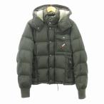 モンクレール MONCLER ALBAN アルバン ダウンジャケット コート トリコロール カーキ 2 約M 120914196700 54155 ☆AA★ メンズ