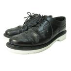  low kLoake оксфорды Wing chip medali on кожа чёрный черный 1120 мужской 