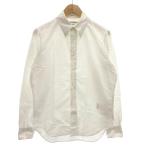 ショッピングINDIVIDUALIZED インディビジュアライズドシャツ INDIVIDUALIZED SHIRTS コットンシャツ 長袖 無地 15 1/2-33 白 ホワイト /YJ メンズ