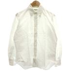 ショッピングINDIVIDUALIZED インディビジュアライズドシャツ INDIVIDUALIZED SHIRTS コットンシャツ 長袖 無地 15 1/2-33 白 ホワイト /YJ メンズ