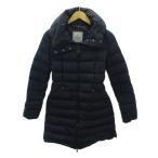モンクレール MONCLER FLAMMETTE GIUBBOTTO フラメッテ ダウンコート ナイロン ロング丈 0 紺 ネイビー B20934993105 1210 レディース