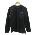 パタゴニア Patagonia 美品 22年製 R1エアクルー 黒 ブラック S STY40235SP22  メンズ