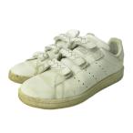 アディダス adidas スタンスミス クリブ STAN SMITH CRIB スニーカー シューズ ローカット ベルクロ US5 23.5cm 白 ホワイト EG7568
