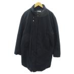 ショッピングzara ザラ ZARA 美品 中綿ジャケット ジップアップ ロング丈 L 紺 ネイビー 0108 メンズ