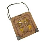 エルメス HERMES シルキーシティMM ショルダーバッグ BRIDES de GALA 式典用馬勒 馬具 シルク □N刻印 茶 ブラウン ☆AA★