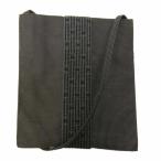 エルメス HERMES 極美品 エールライン ポシェット ショルダーバッグ サコッシュ キャンバス グレー 黒 ブラック ☆AA★