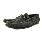  утечка лыжи MORESCHI шланг bit Loafer обувь замша 8 26.0cm темно-синий темно-синий 0814 #IBO100 мужской 