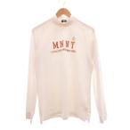  Munsingwear одежда MUNSINGWEAR Golf одежда с высоким воротником long T Logo принт LL белый белый чай Brown /SX #OFP1 мужской 