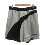  Puma PUMA flair шорты шорты ba Span легкий спорт одежда сетка серый Logo вышивка /IB #OFP1 мужской 
