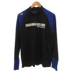  New balance NEW BALANCE прекрасный товар с высоким воротником cut and sewn L чёрный черный синий голубой длинный рукав la gran рукав /NL #OFP1 мужской 