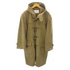  Aquascutum AQUASCUTUM Vintage полупальто "даффл коут" "в елочку" капот шерсть длинный длина Британия производства 40 чай Brown бежевый 