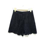  United Arrows UNITED ARROWS брюки низ Short гонки хлопок 100 чёрный 36 женский 