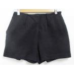  Moussy moussy шорты юбка-брюки хлопок 100 ребра одноцветный чёрный 1 женский 