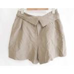  Journal Standard JOURNAL STANDARD шорты юбка-брюки linen лен хлопок одноцветный хаки зеленый 38 женский 