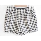  Lois Crayon Lois CRAYON шорты юбка-брюки проверка хлопок 100 чёрный белый M женский 