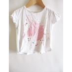  Zara ZARA девушка Unicorn cut and sewn Kids короткий рукав белый 6 116 Kids 