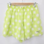  не использовался товар Puma PUMA Golf брюки шорты юбка-брюки юбка общий рисунок точка полька-дот общий рисунок зеленый белый зеленый белый L женский 