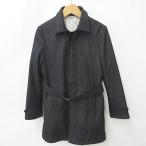  Yoshiyuki Konishi Fitch .koretsio-neFICCE COLLEZIONE пальто с отложным воротником подкладка соотношение крыло покрой тысяч птица рисунок чёрный черный M мужской 