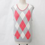  резчик and задний CUTTER BUCK лучший Golf тянуть over V шея a-ga il в клетку серый розовый M