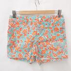  Pearly Gates PEARLY GATES Jack ba колено Jack Bunny!! шорты Golf Logo общий рисунок стрейч orange mint green 0rete