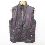  цент Andrew sSt.Andrews с хлопком лучший Golf Zip выше тысяч птица рисунок в клетку фиолетовый чёрный лиловый черный L мужской 