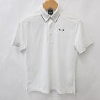  Oacley Skull коллекция OAKLEY SKULL COLLECTION Golf спортивная одежда рубашка-поло короткий рукав кнопка down белый белый M мужской 