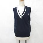 TaylorMade TaylorMade Golf спорт одежда лучший вязаный V шея 2023 год модели линия темно-синий белый темно-синий белый M женский 