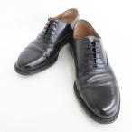 サルヴァトーレフェラガモ Salvatore Ferragamo ビジネスシューズ 革靴 ストレートチップ レザー ブラック 黒 6 1/2 EE メンズ