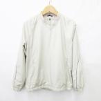  Nike Golf NIKE GOLF жакет s need Golf спорт одежда длинный рукав V шея Logo сетка бежевый 170/88 мужской 