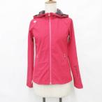  Descente DESCENTE GOLF LUXE COLLECTION Golf жакет Zip выше цветочный принт biju- стрейч красный чёрный красный черный S женский 