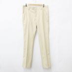  Callaway CALLAWAY Golf спортивная одежда брюки слаксы стрейч длинный полоса бежевый белый белый L мужской 