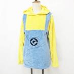  не использовался товар DESPICABLE ME Mini on парка длинный рукав капот флис костюмированная игра желтый синий желтый голубой M~L женский 