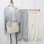 未使用品 スナイデル プライベートビーチ ルームウェア ナイトウェア 部屋着 パンツ セットアップ 白 グレー F M