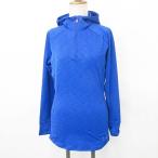  Under Armor UNDER ARMOUR спортивная одежда парка тянуть over длинный рукав половина Zip капот обратная сторона ворсистый . пот скорость . синий голубой LG