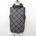  Adidas adidas Golf спорт одежда лучший с хлопком половина Zip капот проверка одноцветный черный розовый белый чёрный L женский 